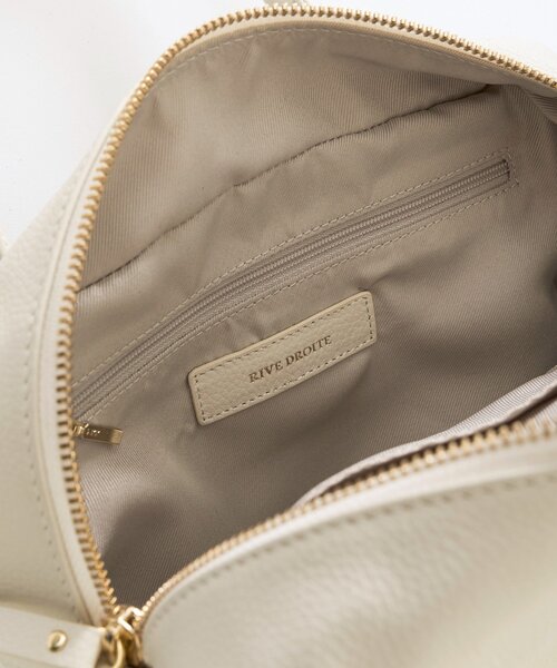 RIVE DROITE（リヴドロワ）の「予約【オンオフ問わず活躍】KONOJIレザーボストン（ボストンバッグ・レディース・ブラック/アイボリー/ダークブラウン・FREE）」の5枚目の写真