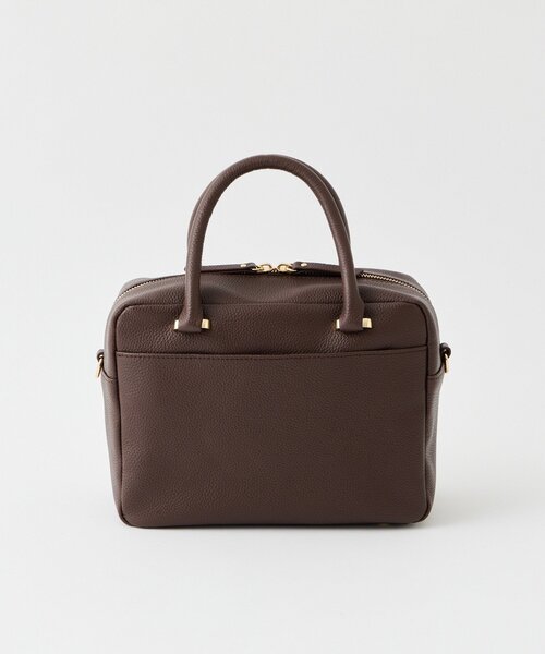 RIVE DROITE（リヴドロワ）の「予約【オンオフ問わず活躍】KONOJIレザーボストン（ボストンバッグ・レディース・ブラック/アイボリー/ダークブラウン・FREE）」の22枚目の写真