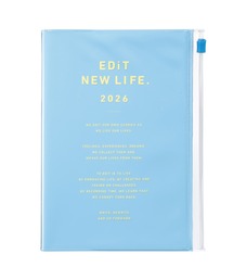 EDiT（エディット）の「EDiT 手帳 2026 スケジュール帳 2026年4月始まり 1日1ページ B6変型 タイポポケット（手帳/メモ帳）」