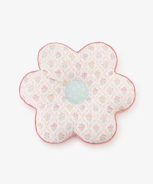Afternoon Tea(アフタヌーンティー)の「フラワーウォッシャブルキルトクッション(クッション/クッションカバー・レディース・オレンジ・ONE SIZE)」の1枚目の写真