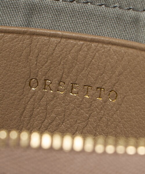 ORSETTO（オルセット）の「【一部別注】＜ORSETTO＞RETE ウォレット（財布・レディース・ベージュ/ブラック・FREE）」の9枚目の写真