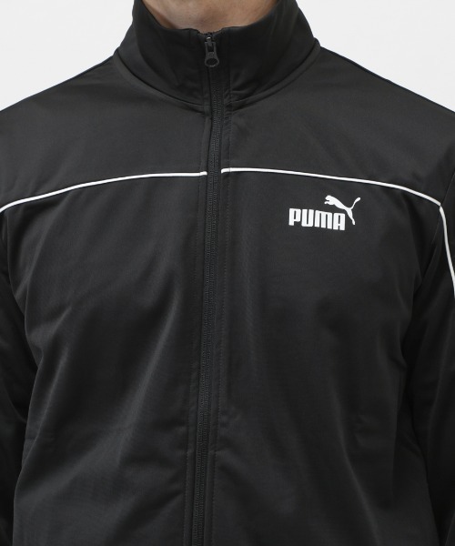 PUMA（プーマ）の「プーマ PUMA ポリ パイピングスーツ（セットアップ・メンズ・ネイビー/ブラック・LL/3L/S/M/L）」の3枚目の写真