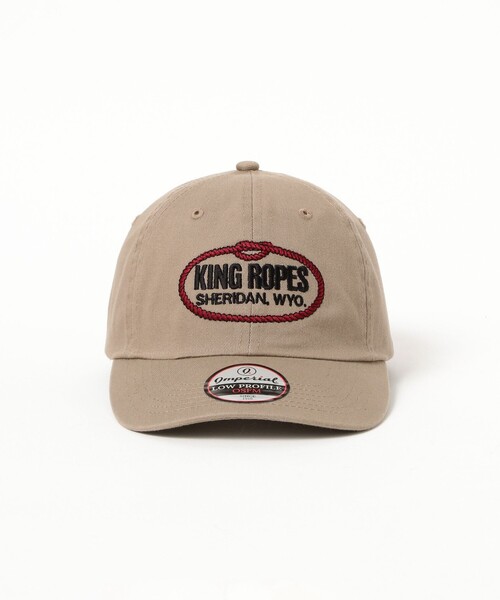 BEAMS BOY(ビームスボーイ)の「【7/16値下げ】KING ROPES / LOW PROFILE CAP(キャップ・レディース・ベージュ/ブラック・ONE SIZE)」の6枚目の写真