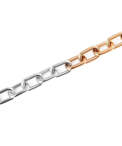 Daniel Wellington(ダニエルウェリントン)の「Contrast Link Necklace Two Tone ローズゴールド/ゴールド(ネックレス・レディース・ピンクゴールド/イエローゴールド・ONE SIZE)」の6枚目の写真