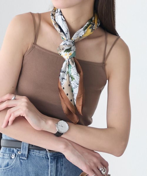 BONLECILL（ボンルシール）の「【接触冷感/抗菌防臭】カップ付きダブルストラップキャミソール（キャミソール・レディース・グレー/モカ/チャコールグレー/ブラック/アイボリー/レッド/ブラウン・LL/L/M/S）」の6枚目の写真