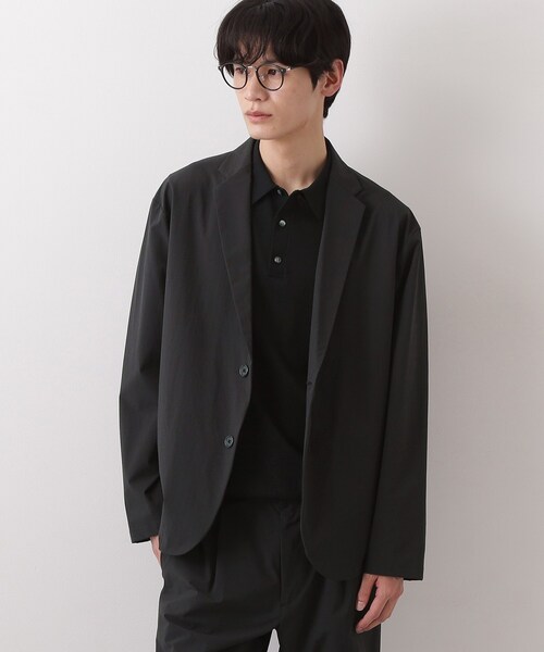 THE SHOP TK (ザ ショップ ティーケー )の「《KURO》コーデュラナイロン ジャケット セットアップ可/防シワ/撥水/ストレッチ(テーラードジャケット・メンズ・ブラック・04/03/02/01)」の8枚目の写真