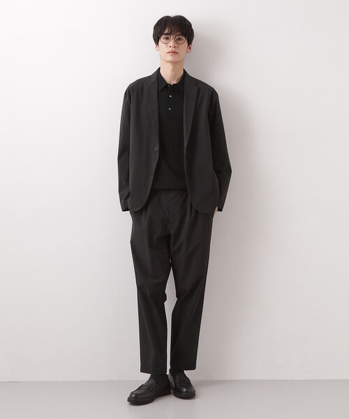 THE SHOP TK (ザ ショップ ティーケー )の「《KURO》コーデュラナイロン ジャケット セットアップ可/防シワ/撥水/ストレッチ(テーラードジャケット・メンズ・ブラック・04/03/02/01)」の10枚目の写真