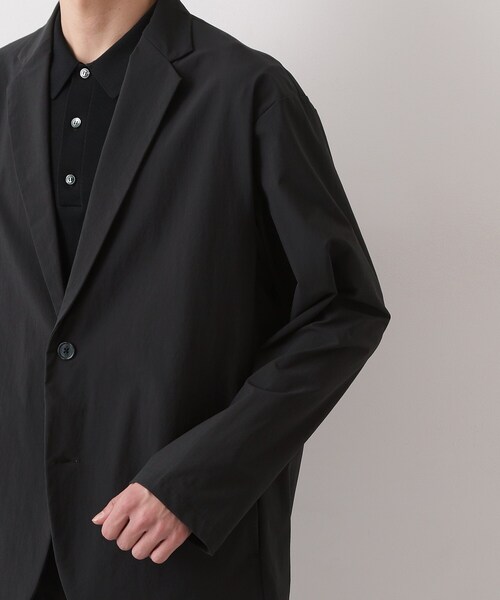THE SHOP TK (ザ ショップ ティーケー )の「《KURO》コーデュラナイロン ジャケット セットアップ可/防シワ/撥水/ストレッチ(テーラードジャケット・メンズ・ブラック・04/03/02/01)」の16枚目の写真
