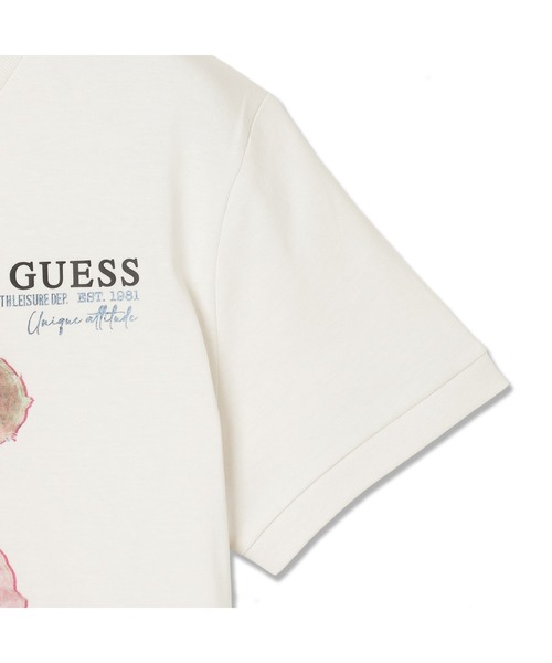 TTページ CARLA Crew Neck Short Sleeves T-Shirt Tシャツ | GUESS(ゲス) JAPAN