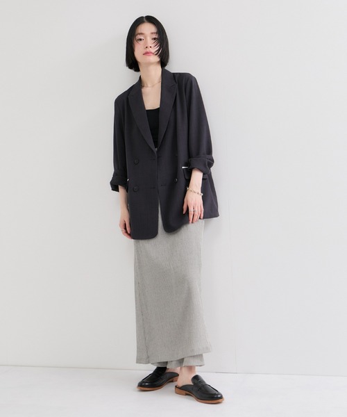 eness（エネス）の「【ENESS/エネス】レザーロファーミュール（その他シューズ・レディース・ブラック/オフホワイト・39/37/35）」の3枚目の写真