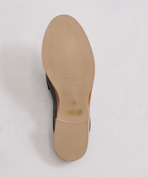 eness（エネス）の「【ENESS/エネス】レザーロファーミュール（その他シューズ・レディース・ブラック/オフホワイト・39/37/35）」の15枚目の写真