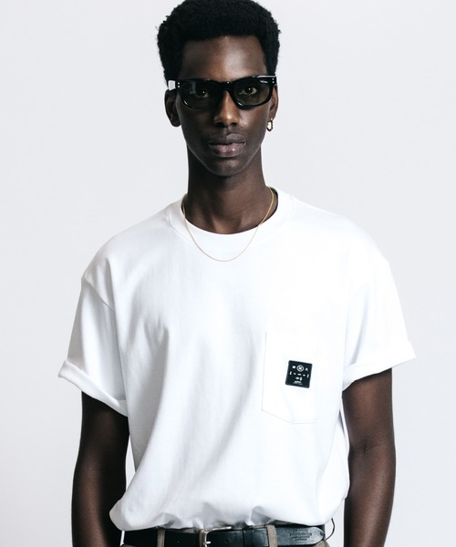 CRIMIE(クライミー)の「BOX LOGO POCKET T SHIRT(Tシャツ/カットソー・メンズ・ホワイト/ブラック・M/L/XL/XXL)」の1枚目の写真