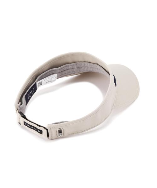 PEARLY GATES(パーリーゲイツ)の「【PEARLY GATES】差込ロゴスカルラビットVISOR(サンバイザー・レディース・ホワイト/ベージュ/ネイビー・FREE)」の7枚目の写真