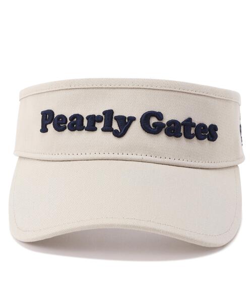 PEARLY GATES(パーリーゲイツ)の「【PEARLY GATES】差込ロゴスカルラビットVISOR(サンバイザー・レディース・ホワイト/ベージュ/ネイビー・FREE)」の15枚目の写真