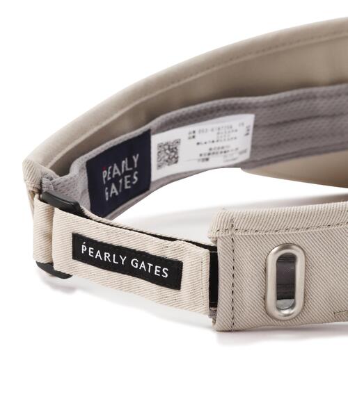 PEARLY GATES(パーリーゲイツ)の「【PEARLY GATES】差込ロゴスカルラビットVISOR(サンバイザー・レディース・ホワイト/ベージュ/ネイビー・FREE)」の18枚目の写真