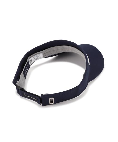PEARLY GATES(パーリーゲイツ)の「【PEARLY GATES】差込ロゴスカルラビットVISOR(サンバイザー・レディース・ホワイト/ベージュ/ネイビー・FREE)」の10枚目の写真
