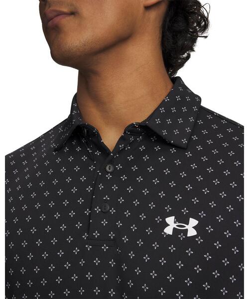 UNDER ARMOUR(アンダーアーマー)の「UAプレーオフ3.0 プリント ポロ(ゴルフ/メンズ)(ポロシャツ・メンズ・グレー系その他・M/L/XL/2XL/S/3XL)」の3枚目の写真