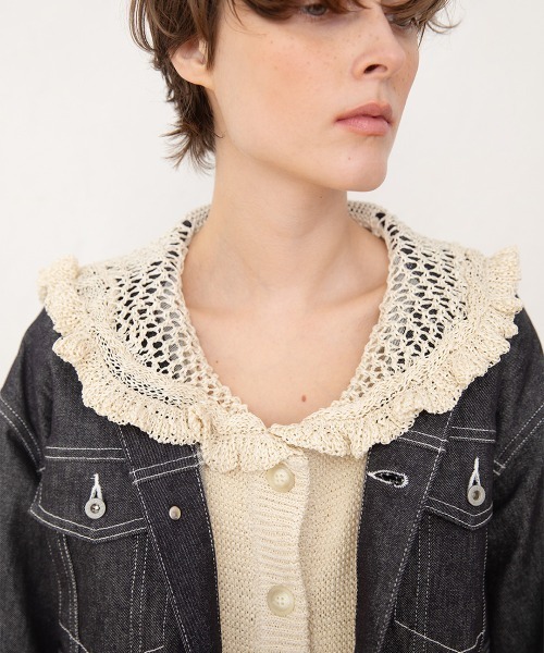 セール】Sailor Crochet Cardigan（カーディガン/ボレロ）｜leinwande