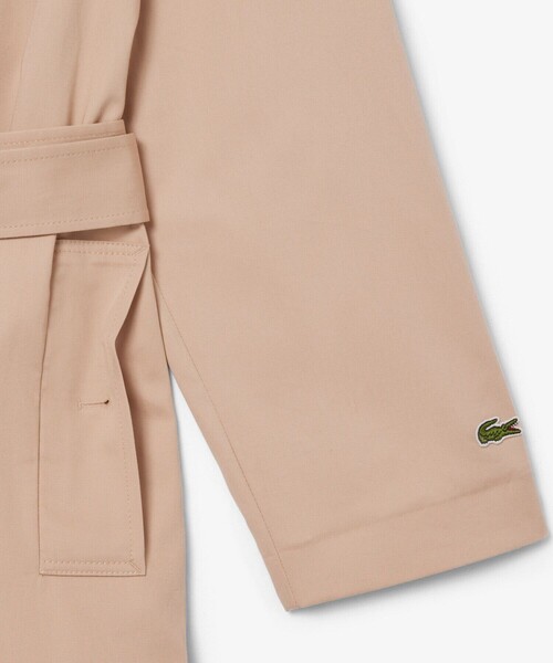 LACOSTE(ラコステ)の「オーバーサイズ撥水ロングトレンチコート(トレンチコート・レディース・ベージュ・38/36/34)」の7枚目の写真