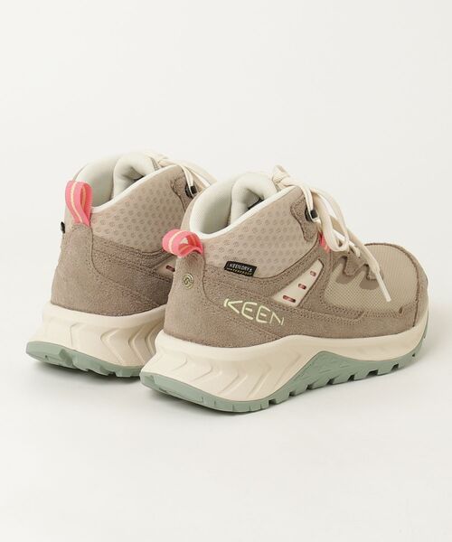 KEEN(キーン)の「HIGHTRAIL MID WP / ハイトレイル ミッド ウォータープルーフ / レディース 防水シューズ(スニーカー・レディース・ベージュ系その他・25.5cm/25cm/24.5cm/24cm/23.5cm/23cm/22.5cm)」の2枚目の写真