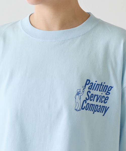 GOOD MOTIVE TEE(グッドモチーブティー)の「GOOD MOTIVE TEE/ロゴTシャツ(Tシャツ/カットソー・レディース・スカイブルー・FREE)」の15枚目の写真