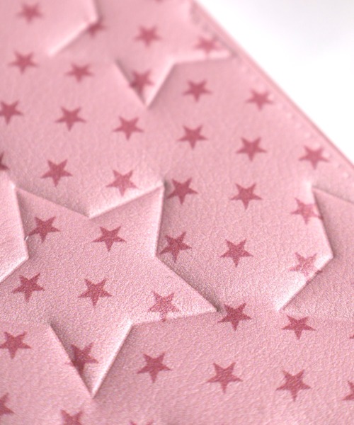 Vini（ヴィニ）の「ぷっくり 星柄 キルティング フェイクレザー iPhone ケース 14.15.16.17（スマホケース/カバー・レディース・ライトピンク/ホワイト×ピンク・iPhone 16/iPhone 15/iPhone 14/iPhone 17）」の9枚目の写真