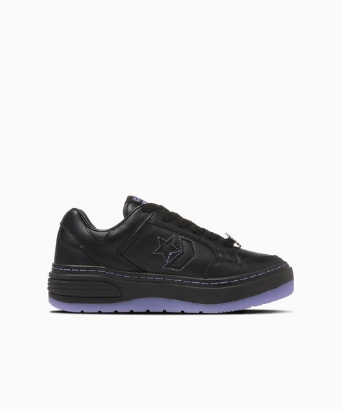 ANNA SUI（アナスイ）の「CONVERSE WEAPON PLTS OX / ANNA SUI BLACK/PURPLE（スニーカー・レディース・ブラック・25cm/24.5cm/24cm/23.5cm/23cm）」の5枚目の写真