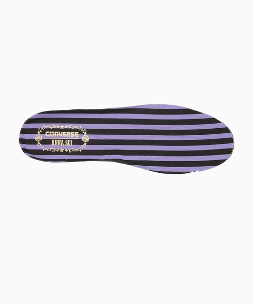 ANNA SUI（アナスイ）の「CONVERSE WEAPON PLTS OX / ANNA SUI BLACK/PURPLE（スニーカー・レディース・ブラック・25cm/24.5cm/24cm/23.5cm/23cm）」の13枚目の写真