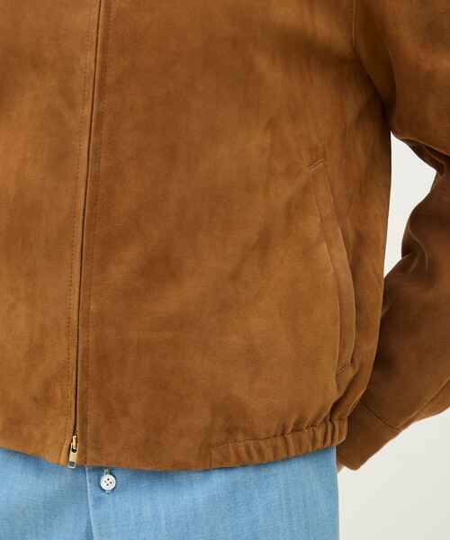 MACPHEE（マカフィー）の「シープスエード ジップアップブルゾン（ブルゾン・レディース・ブラウン・36）」の10枚目の写真