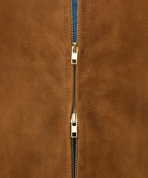 MACPHEE（マカフィー）の「シープスエード ジップアップブルゾン（ブルゾン・レディース・ブラウン・36）」の11枚目の写真