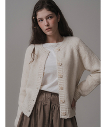 Suave knit cardigan (cream)