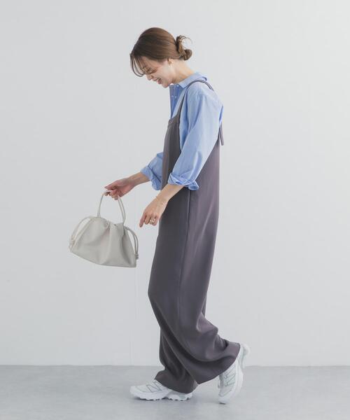 URBAN RESEARCH DOORS(アーバンリサーチドアーズ)の「ジョーゼットタックサロペット(サロペット/オーバーオール・レディース・ブラック/グレー・SMALL/MEDIUM)」の22枚目の写真