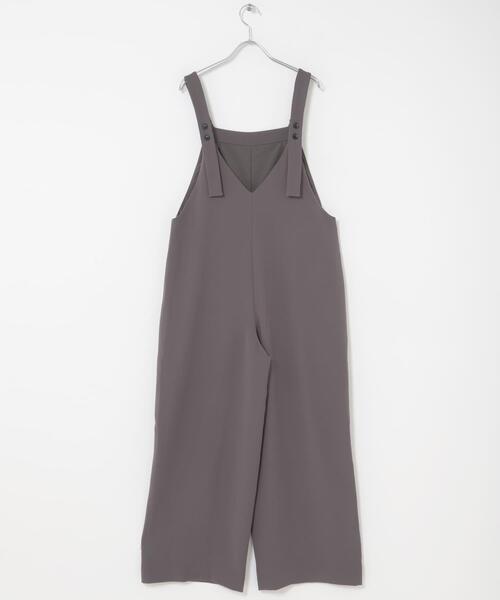 URBAN RESEARCH DOORS(アーバンリサーチドアーズ)の「ジョーゼットタックサロペット(サロペット/オーバーオール・レディース・ブラック/グレー・SMALL/MEDIUM)」の15枚目の写真