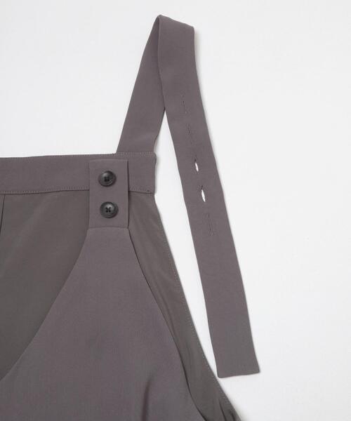 URBAN RESEARCH DOORS(アーバンリサーチドアーズ)の「ジョーゼットタックサロペット(サロペット/オーバーオール・レディース・ブラック/グレー・SMALL/MEDIUM)」の16枚目の写真