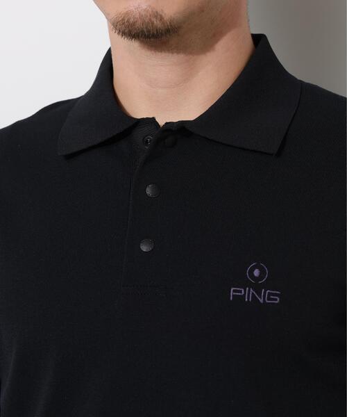 PING(ピン)の「【PING APPAREL】半袖ニットポロシャツ <PERFORMANCE> (MENS)(ポロシャツ・メンズ・ホワイト/グレー/ブラック・LL/M/L)」の7枚目の写真