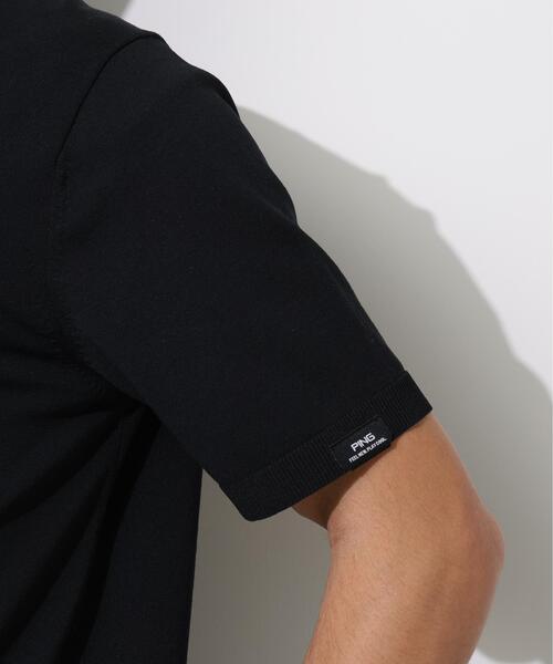 PING(ピン)の「【PING APPAREL】半袖ニットポロシャツ <PERFORMANCE> (MENS)(ポロシャツ・メンズ・ホワイト/グレー/ブラック・LL/M/L)」の8枚目の写真