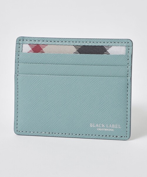 BLACK LABEL CRESTBRIDGE(ブラックレーベル・クレストブリッジ)の「バイカラークレストブリッジチェックミニスナップウォレット(財布・メンズ・ブラック/ブルー系その他4/ネイビー/ライトグレー・FREE)」の4枚目の写真