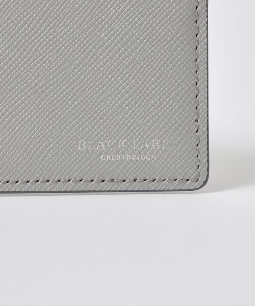 BLACK LABEL CRESTBRIDGE(ブラックレーベル・クレストブリッジ)の「バイカラークレストブリッジチェックミニスナップウォレット(財布・メンズ・ブラック/ブルー系その他4/ネイビー/ライトグレー・FREE)」の13枚目の写真
