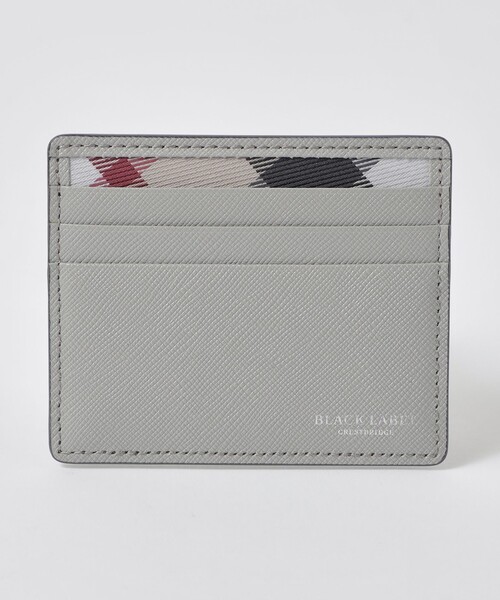 BLACK LABEL CRESTBRIDGE(ブラックレーベル・クレストブリッジ)の「バイカラークレストブリッジチェックミニスナップウォレット(財布・メンズ・ブラック/ブルー系その他4/ネイビー/ライトグレー・FREE)」の14枚目の写真