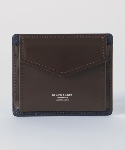 BLACK LABEL CRESTBRIDGE(ブラックレーベル・クレストブリッジ)の「バイカラークレストブリッジチェックミニスナップウォレット(財布・メンズ・ブラック/ブルー系その他4/ネイビー/ライトグレー・FREE)」の7枚目の写真