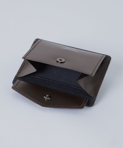 BLACK LABEL CRESTBRIDGE(ブラックレーベル・クレストブリッジ)の「バイカラークレストブリッジチェックミニスナップウォレット(財布・メンズ・ブラック/ブルー系その他4/ネイビー/ライトグレー・FREE)」の8枚目の写真