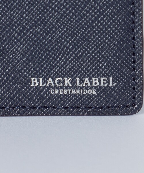 BLACK LABEL CRESTBRIDGE(ブラックレーベル・クレストブリッジ)の「バイカラークレストブリッジチェックミニスナップウォレット(財布・メンズ・ブラック/ブルー系その他4/ネイビー/ライトグレー・FREE)」の9枚目の写真