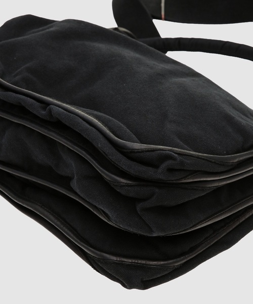 DIGAWEL(ディガウェル)の「Hunting bag (garment dye)(ショルダーバッグ・メンズ・ブラック・FREE)」の5枚目の写真