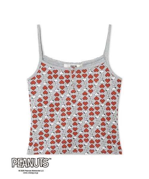 FURFUR（ファーファー）の「スヌーピーコラボ総柄キャミソール（キャミソール・レディース・グレー/ライム/ピンク・F）」の19枚目の写真