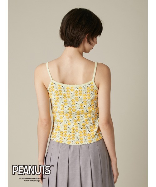 FURFUR（ファーファー）の「スヌーピーコラボ総柄キャミソール（キャミソール・レディース・グレー/ライム/ピンク・F）」の13枚目の写真