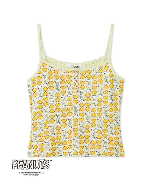 FURFUR（ファーファー）の「スヌーピーコラボ総柄キャミソール（キャミソール・レディース・グレー/ライム/ピンク・F）」の17枚目の写真