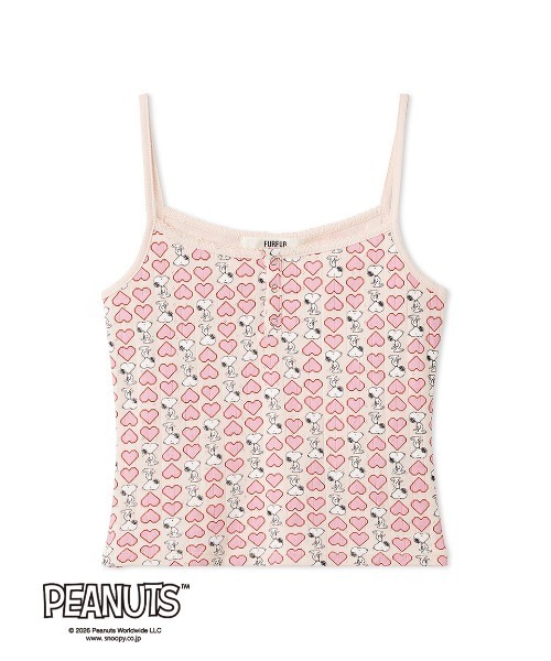 FURFUR（ファーファー）の「スヌーピーコラボ総柄キャミソール（キャミソール・レディース・グレー/ライム/ピンク・F）」の18枚目の写真