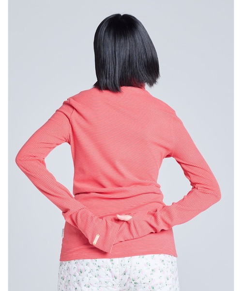 Little sunny bite（リトルサニーバイト）の「【8】【it】【Little Sunny Bite】high neck top（Tシャツ/カットソー・レディース・レッド/ベージュ/ピンク・MEDIUM/SMALL）」の21枚目の写真