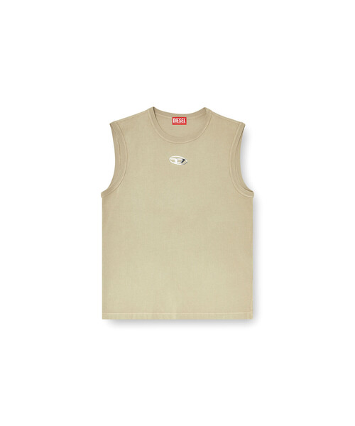 DIESEL（ディーゼル）の「メンズ スリーブレスカットソー T-BISCO-IOD（Tシャツ/カットソー・メンズ・ブラック/オフホワイト/グリーン系その他・SMALL/X-SMALL/X-LARGE/LARGE/MEDIUM/XXX-LARGE/XX-LARGE）」の16枚目の写真