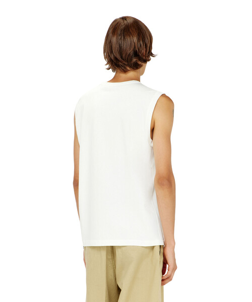 DIESEL（ディーゼル）の「メンズ スリーブレスカットソー T-BISCO-IOD（Tシャツ/カットソー・メンズ・ブラック/オフホワイト/グリーン系その他・SMALL/X-SMALL/X-LARGE/LARGE/MEDIUM/XXX-LARGE/XX-LARGE）」の14枚目の写真